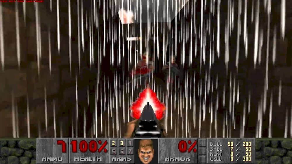 Fans drowned the classic Doom in the rain from GTA
