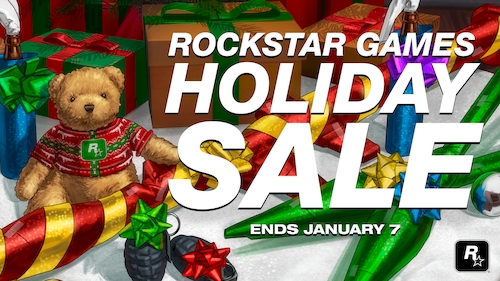 Рождественская распродажа Rockstar Games