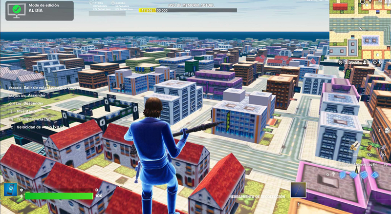 Карта GTA 1 в Unreal Editor для Fortnite.