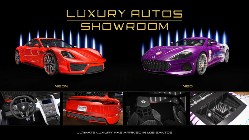 Vehicles at Luxury Autos this week.