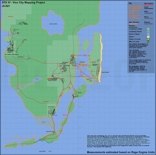 GTA 6 map model.