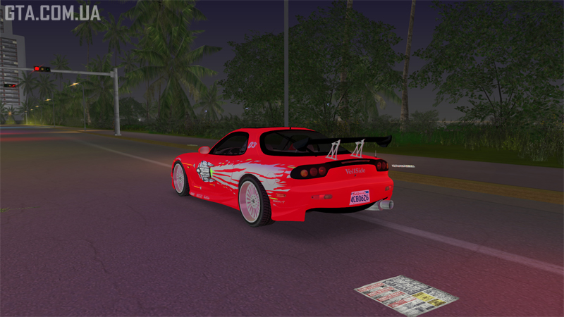 The Fast and the Furious Mazda RX-7 FD3S VeilSide 2000 для GTA: Vice City.