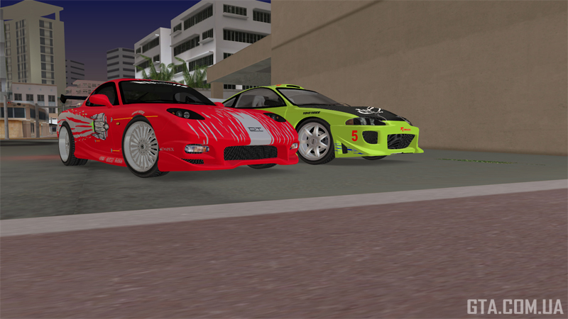 The Fast and the Furious Mazda RX-7 FD3S VeilSide 2000 для GTA: Vice City.