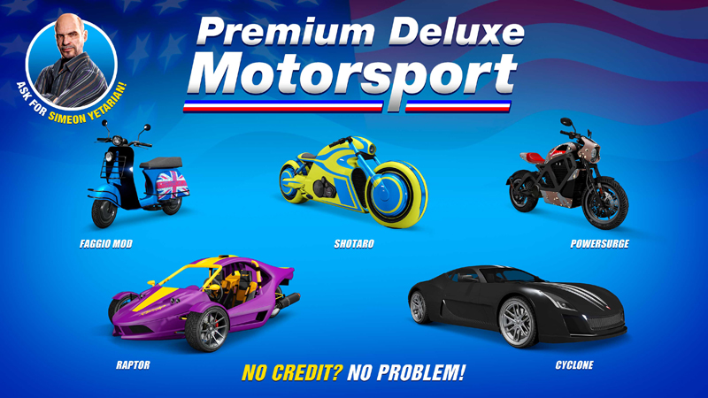 Транспорт в Premium Deluxe Motorsport на цьому тижні.