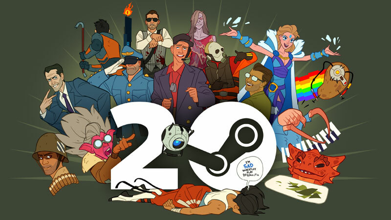 Steam is 20 years old!