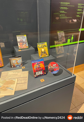 Red Dead Revolver, Red Dead Redemption 2 та Gun заслужили місце в музеї.