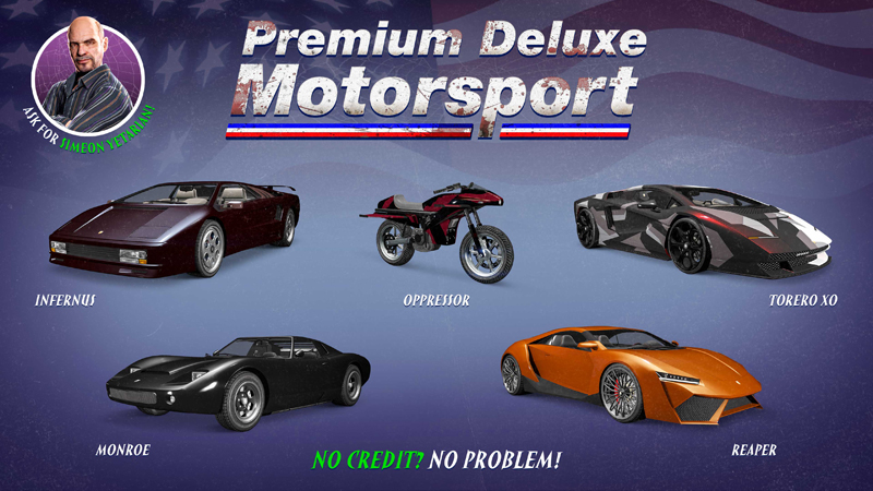 Транспорт в Premium Deluxe Motorsport на этой неделе.