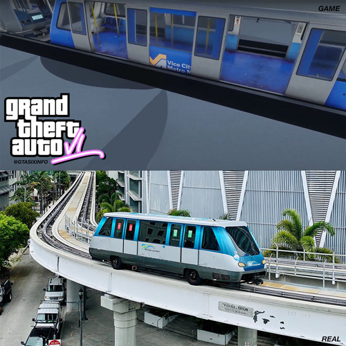 Vice City Metro Mule и Miami Metromover.