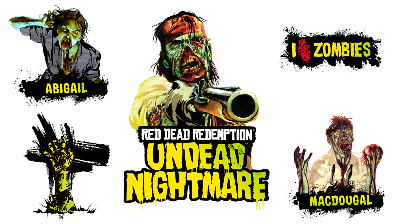 Новые гифки, теперь с Red Dead Redemption: Undead Nightmare.