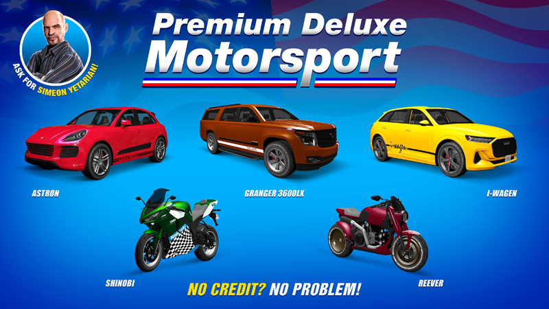 Транспорт в Premium Deluxe Motorsport на цьому тижні.