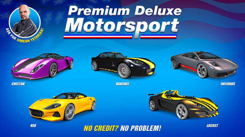 Транспорт в Premium Deluxe Motorsport на этой неделе.