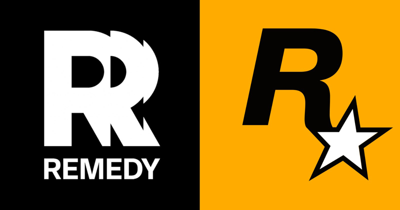 Логотипы Remedy и Rockstar Games.
