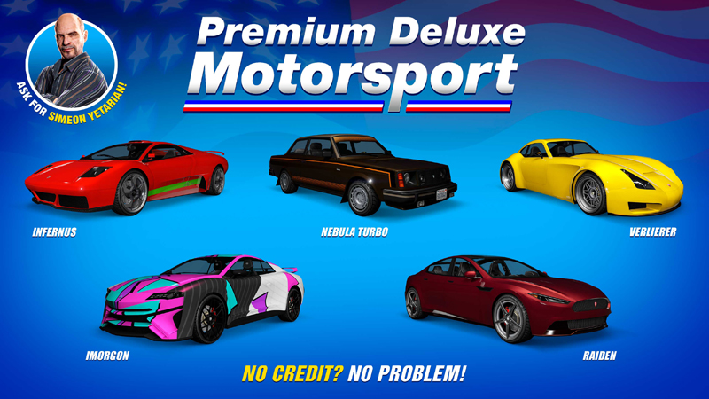 Транспорт в Premium Deluxe Motorsport на этой неделе.