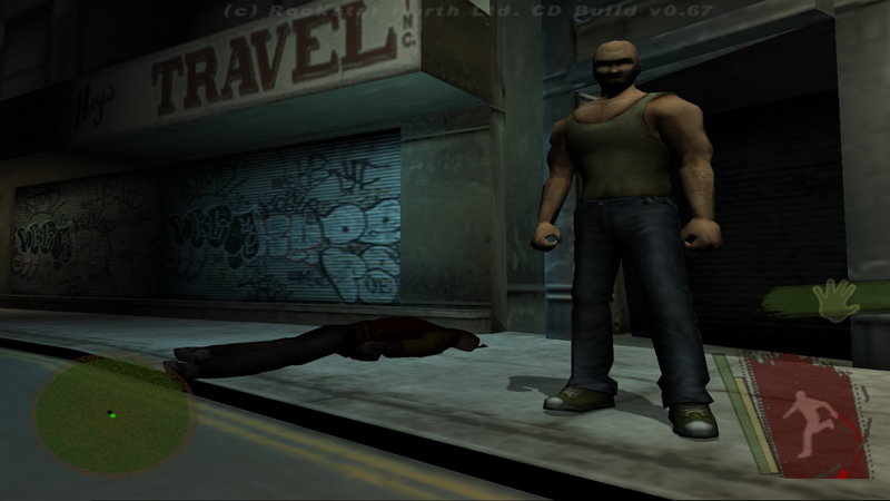 Скриншот из ранней версии Manhunt.