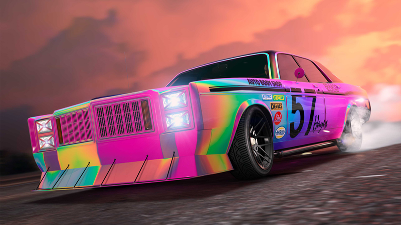 Pink Prismatic Pearl chameleon paint for vehicles.