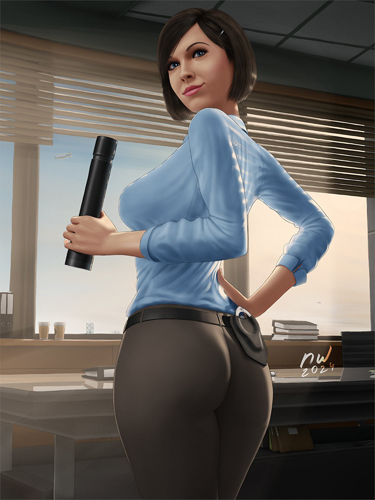 Agent Karen Daniels from GTA Online, previously appeared in GTA 4.
