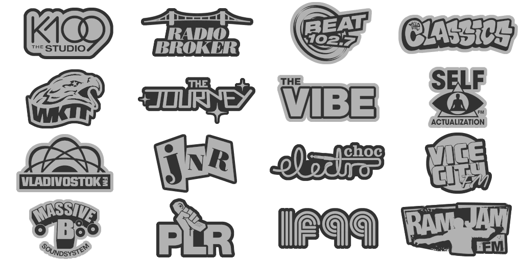 Higher Resolution Radio Logos для GTA 4.