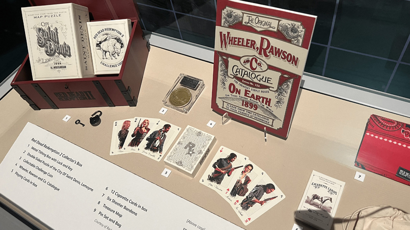 Items included in RDR 2 collector's edition.