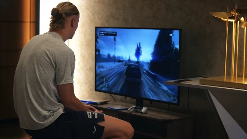 Ерлінг Голанд грає в GTA 5.