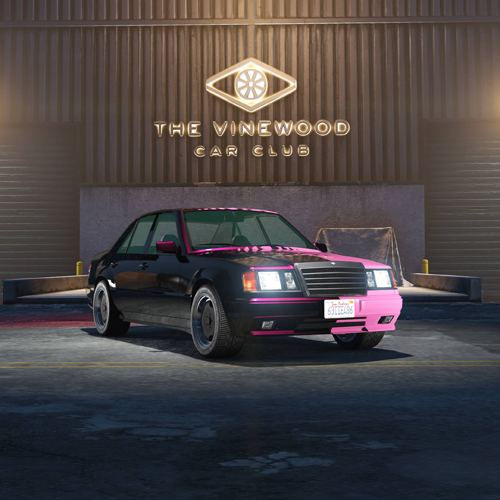 Benefactor Vorschlaghammer at the Vinewood Car Club.