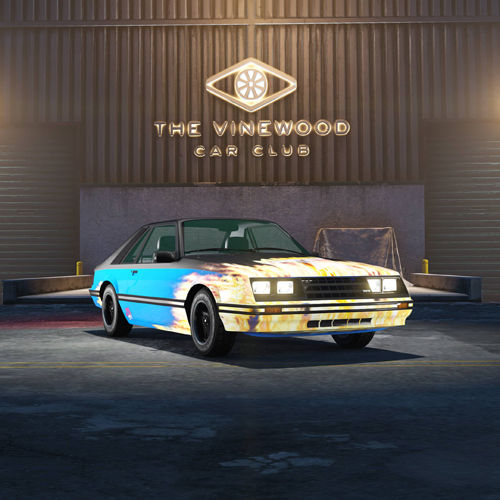 Vapid Dominator FX at the Vinewood Car Club.