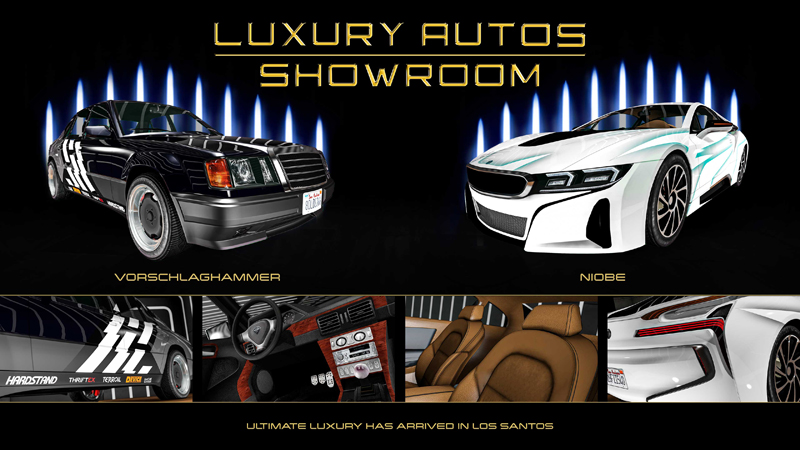 Vehicles at Luxury Autos this week.