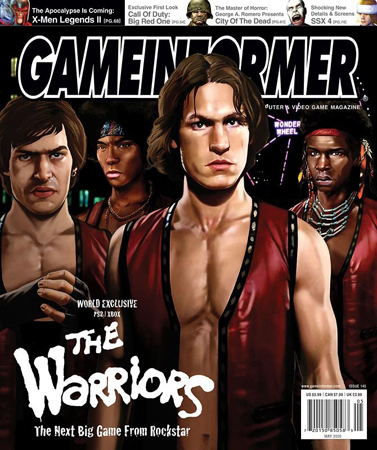 The Warriors. Cover of Game Informer issue 145 from May 2005. 