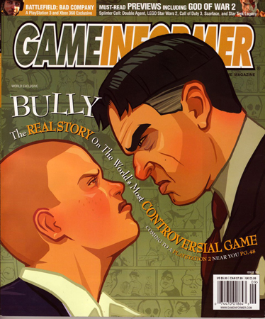 Bully. Cover of Game Informer issue 161 from September 2006.