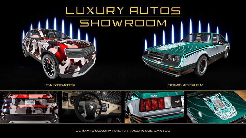 Vehicles at Luxury Autos this week.