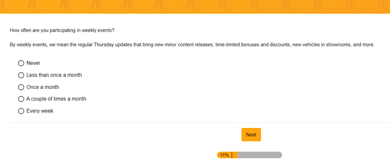 Опросник про GTA Online и GTA+.