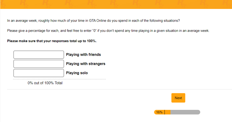 Опросник про GTA Online и GTA+.