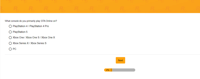 Опитувальник про GTA Online та GTA+.