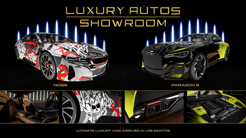 Vehicles at Luxury Autos this week.