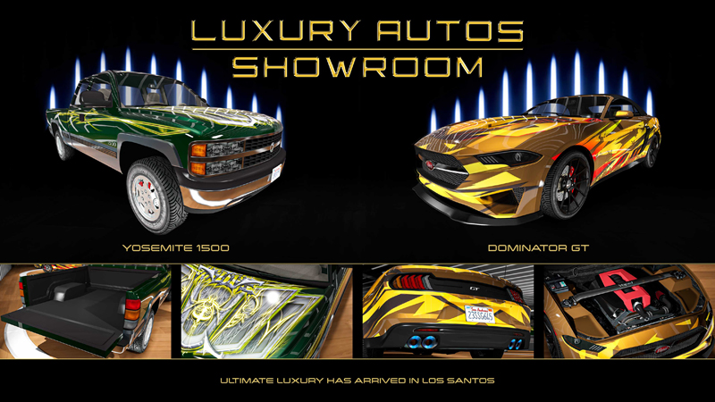 Vehicles at Luxury Autos this week.