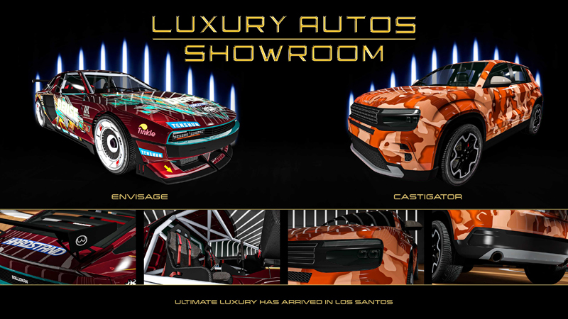 Vehicles at Luxury Autos this week.