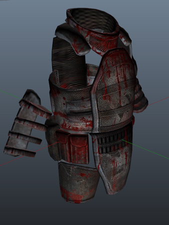 Armor of a zombie juggernaut.