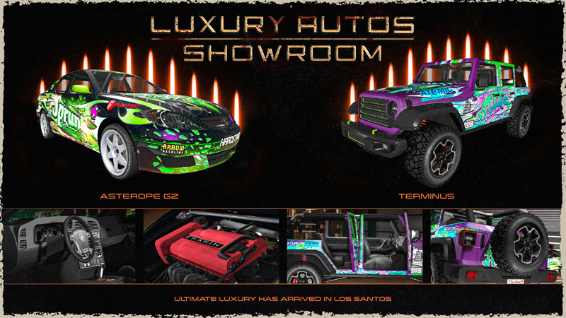 Vehicles in Luxury Autos this week.