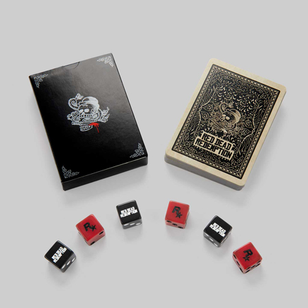 Playing cards and dice inspired by RDR 1.