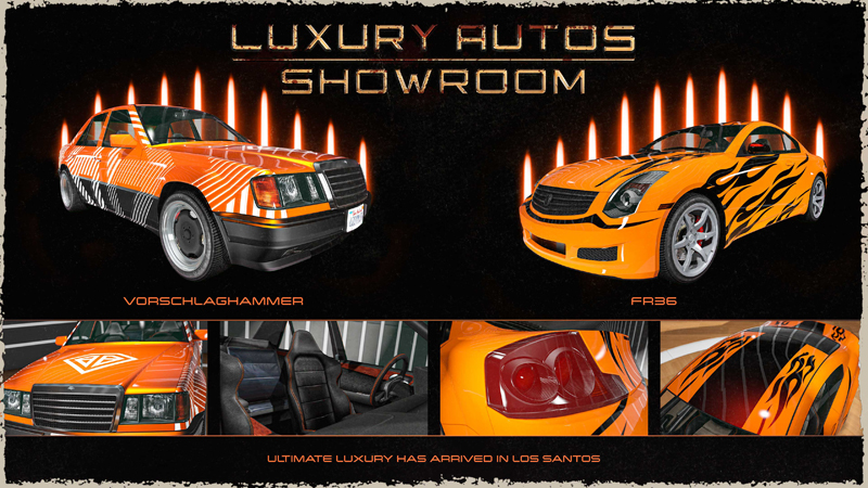 Vehicles at Luxury Autos this week.