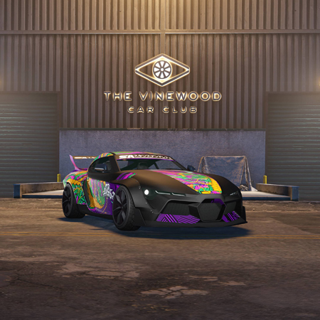 Dinka Jester RR Widebody (широкий) в автоклубе Вайнвуда.