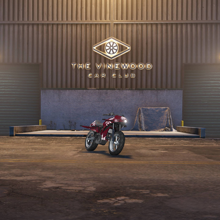 Pegassi Oppressor в автоклубе Вайнвуда.