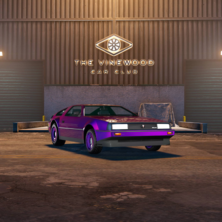 Imponte Deluxo in the Vinewood Car Club.