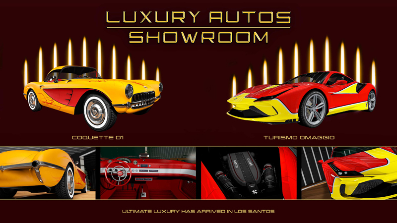 Vehicles at Luxury Autos this week.