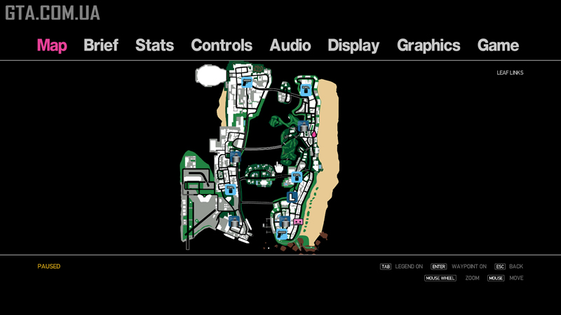 It feels odd to see Vice City map in the GTA 4 pause menu.