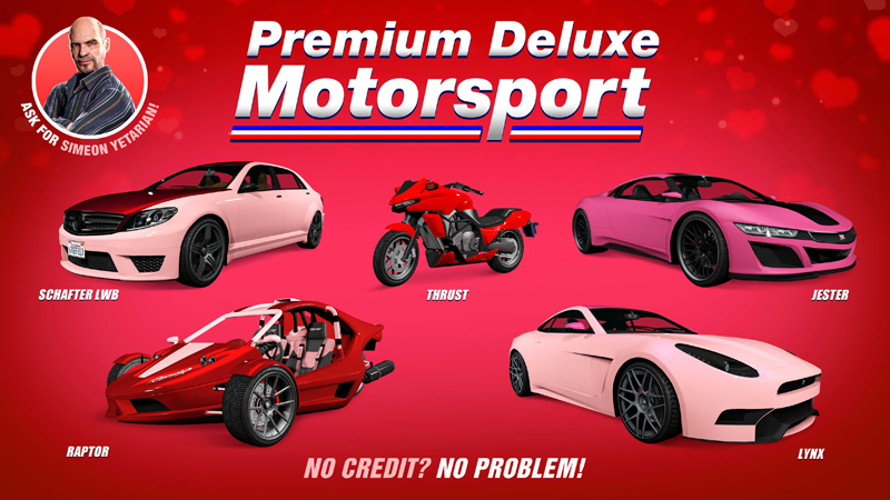 Транспорт в Premium Deluxe Motorsport на этой неделе.