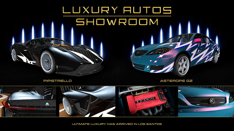 Vehicles at Luxury Autos this week.