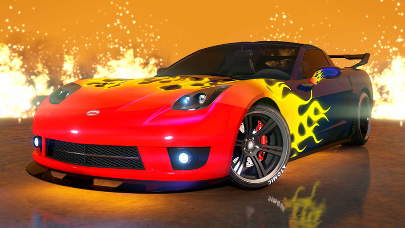 Invetero Coquette D5 in the Flames livery.