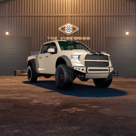 Vapid Caracara 4x4 в автоклубе Вайнвуда.