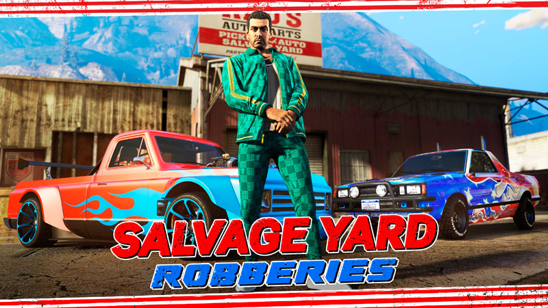 Add the Declasse Drift Yosemite and Karin Boor with rare license plates to your car collections.