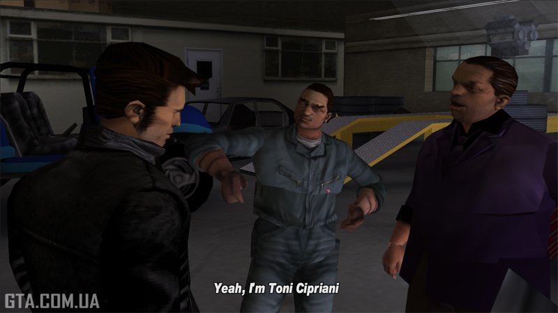 Момент представления Тони Сиприани в GTA 3.